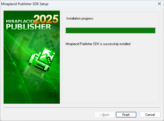 Miraplacid Publisher : Installation Step 5/5